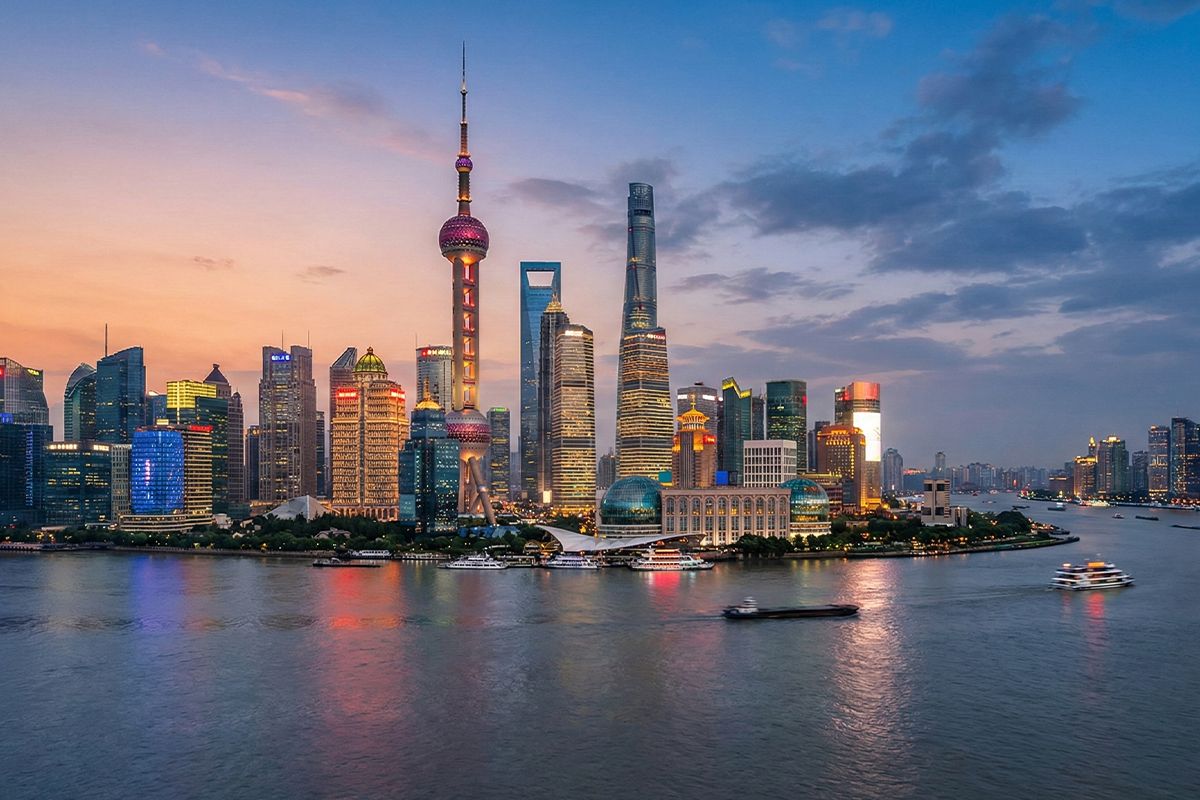 Shanghai city china